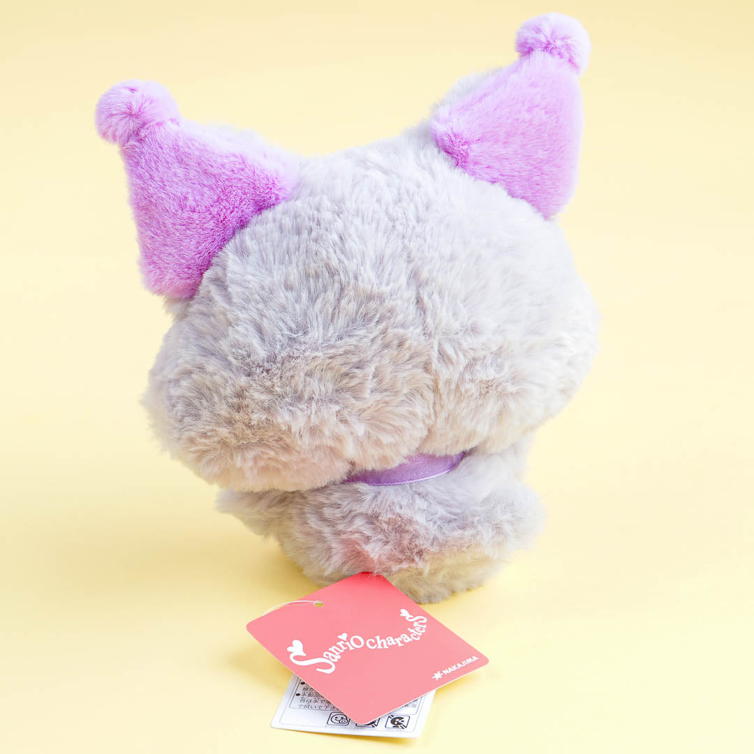 Kuromi Fuwakuta Pastel Cat Plushie - Medium