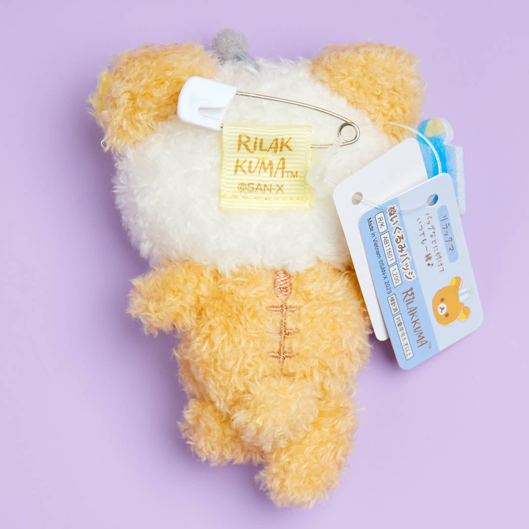 Rilakkuma Niko Niko Badge Plushie - Mini