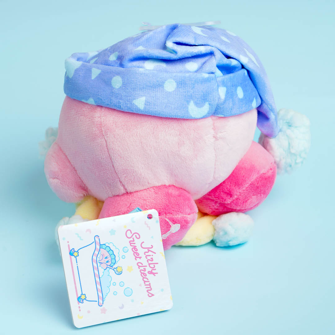 Kirby Sweet Dreams Plushie - Goodnight Kirby / Medium