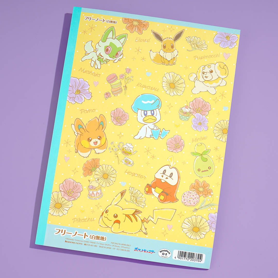 Pokemon Flowers & Sweets B5 Notebook