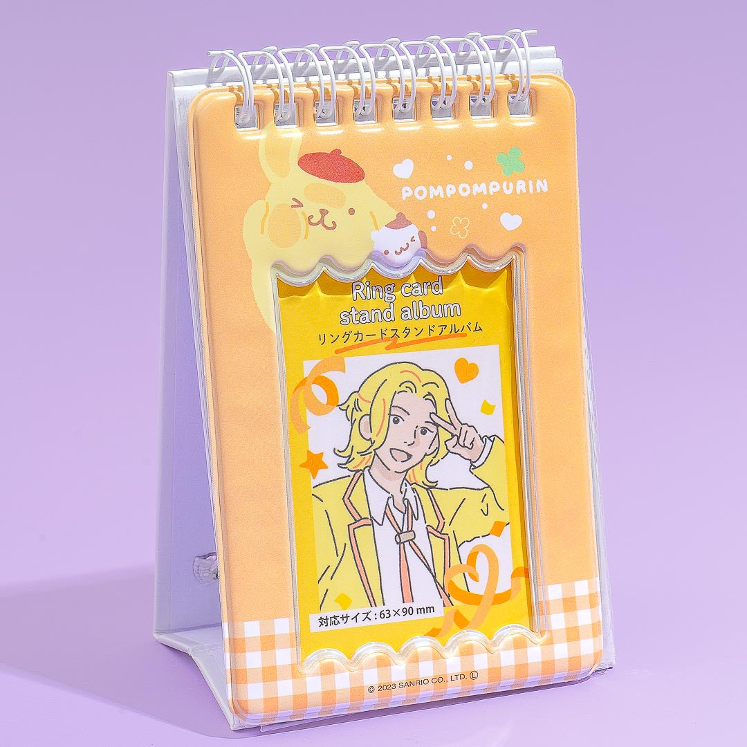 Pompompurin Photo Card Standing Ring Album