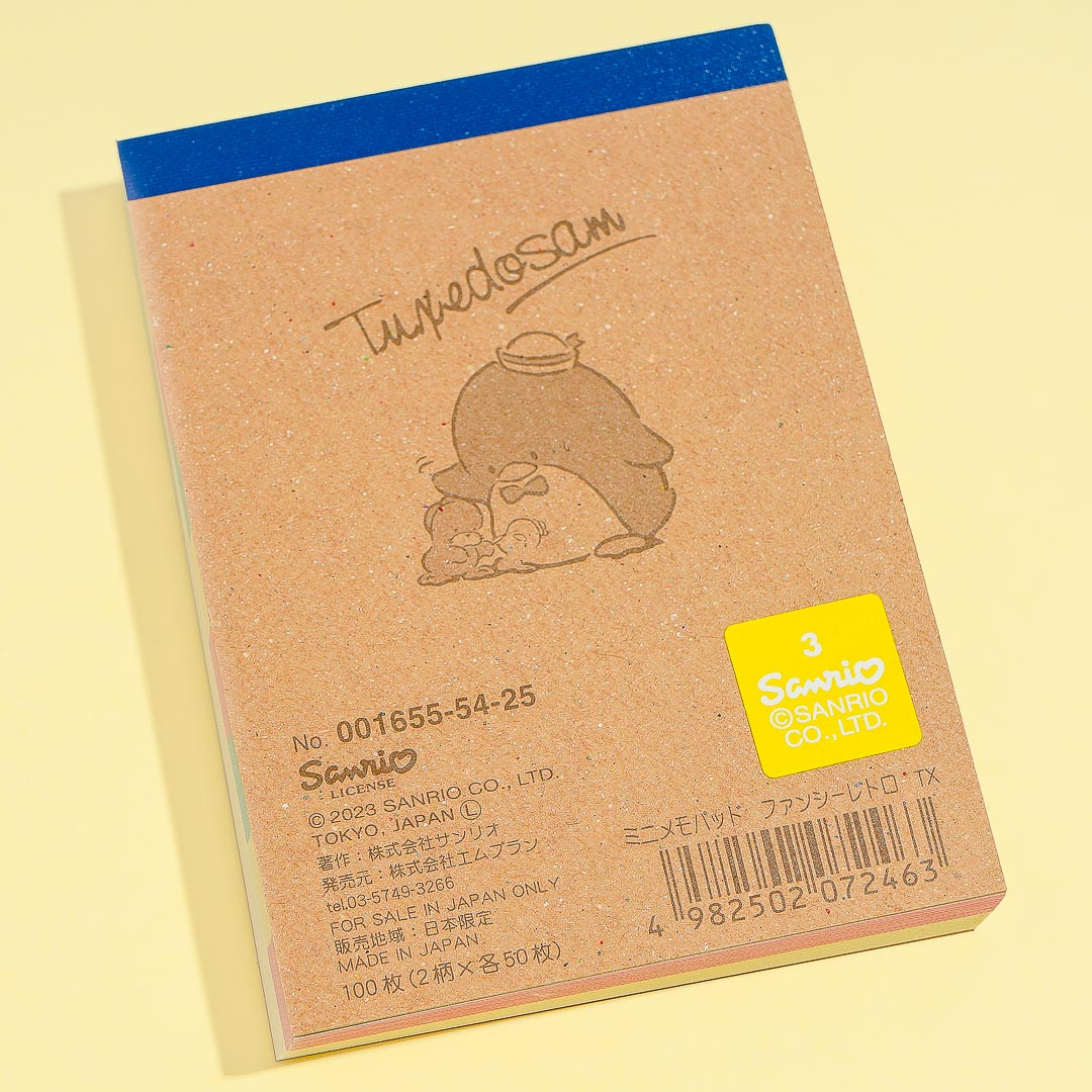 Tuxedosam Fancy Retro Mini Memo Pad