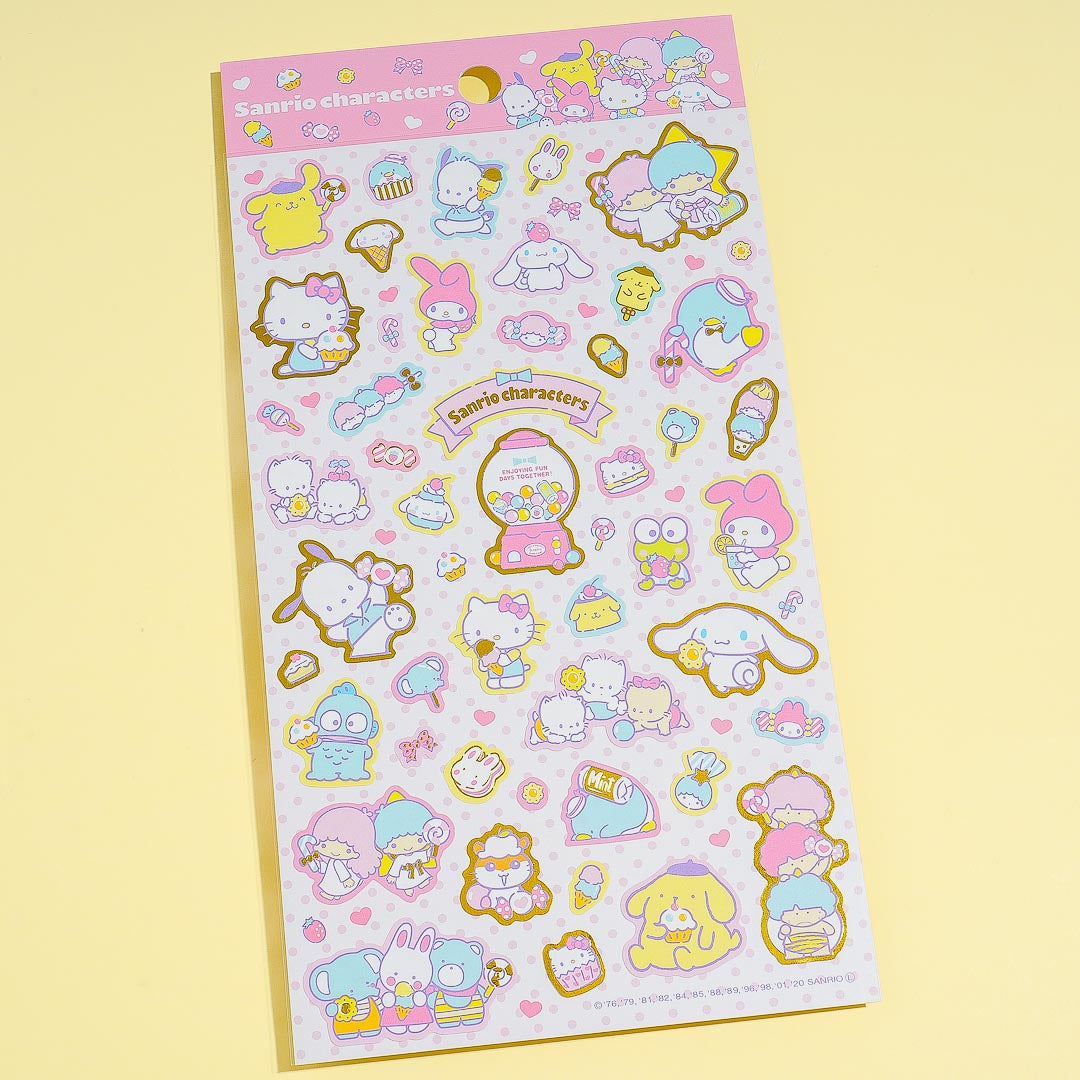Sanrio Characters Sweet Dessert Stickers
