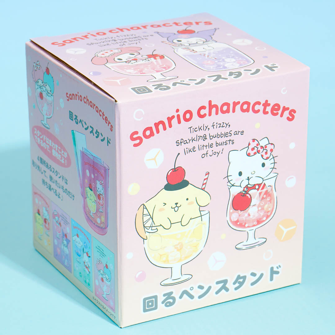 Sanrio Characters Fruit Soda Rotating Pen Stand