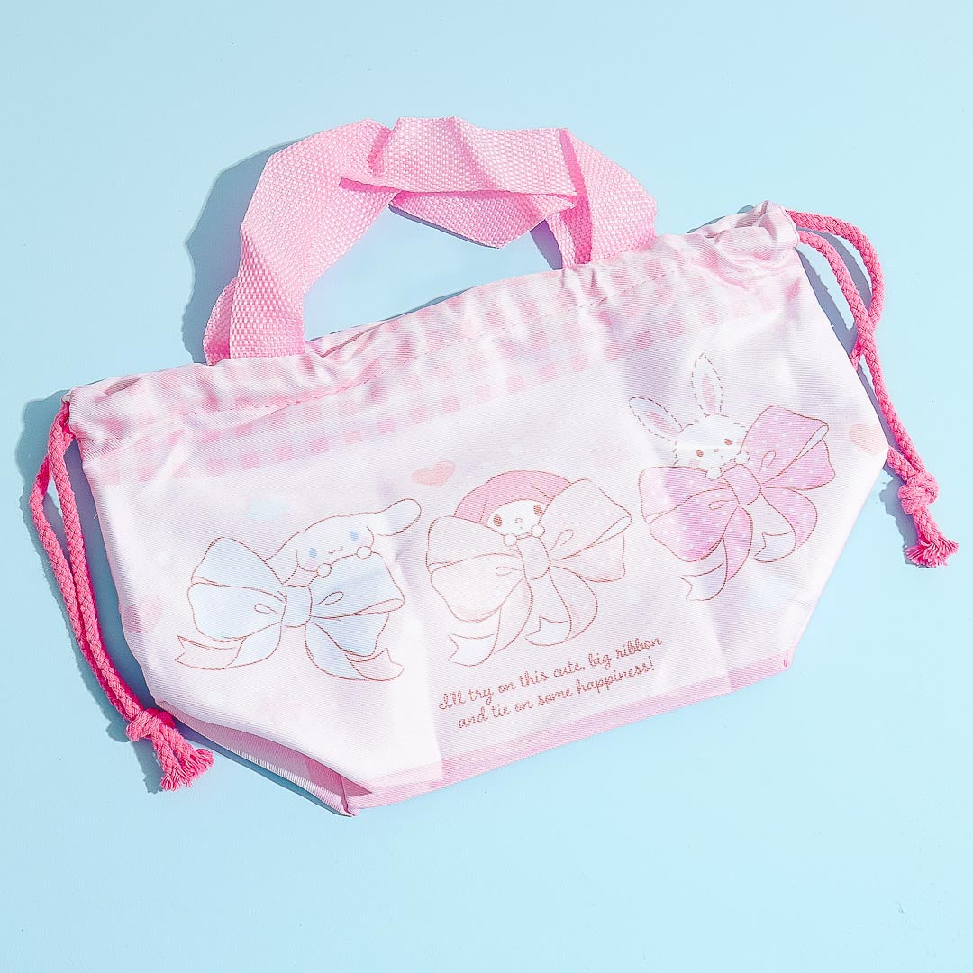 Sanrio Characters Ribbons Drawstring Handbag