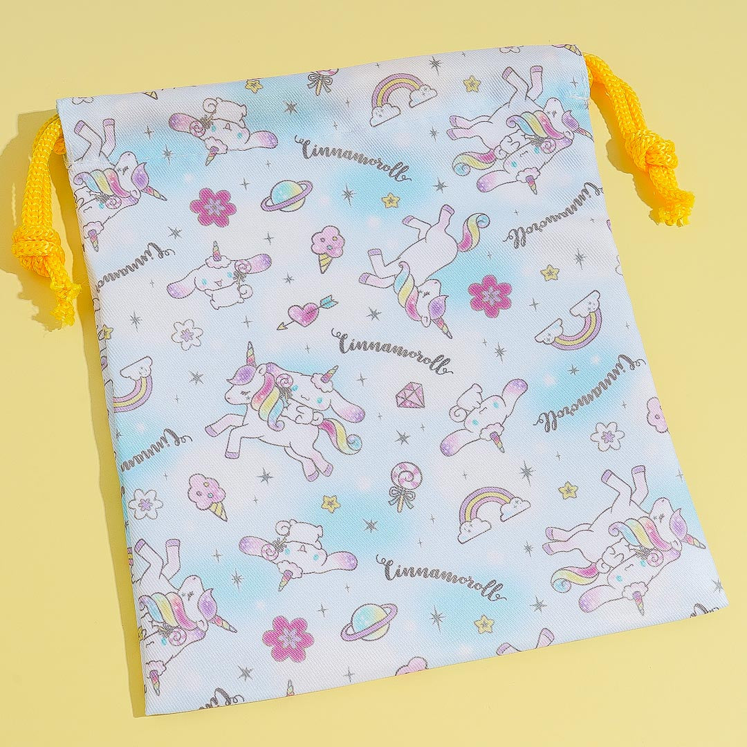 Cinnamoroll Unicorn Drawstring Bag Set