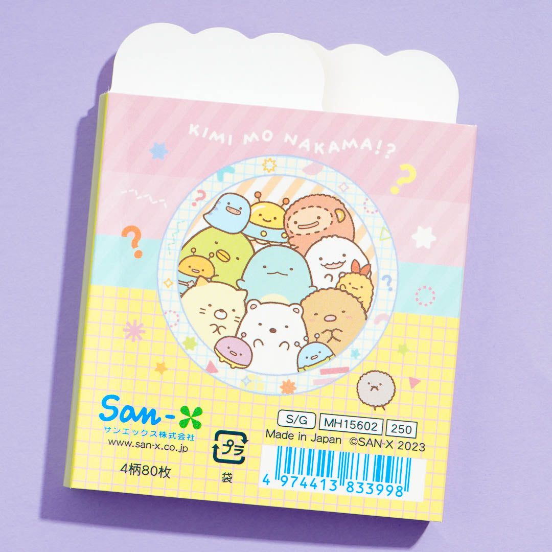 Sumikko Gurashi Mysterious Friends UFO Tour Memo Pad Set