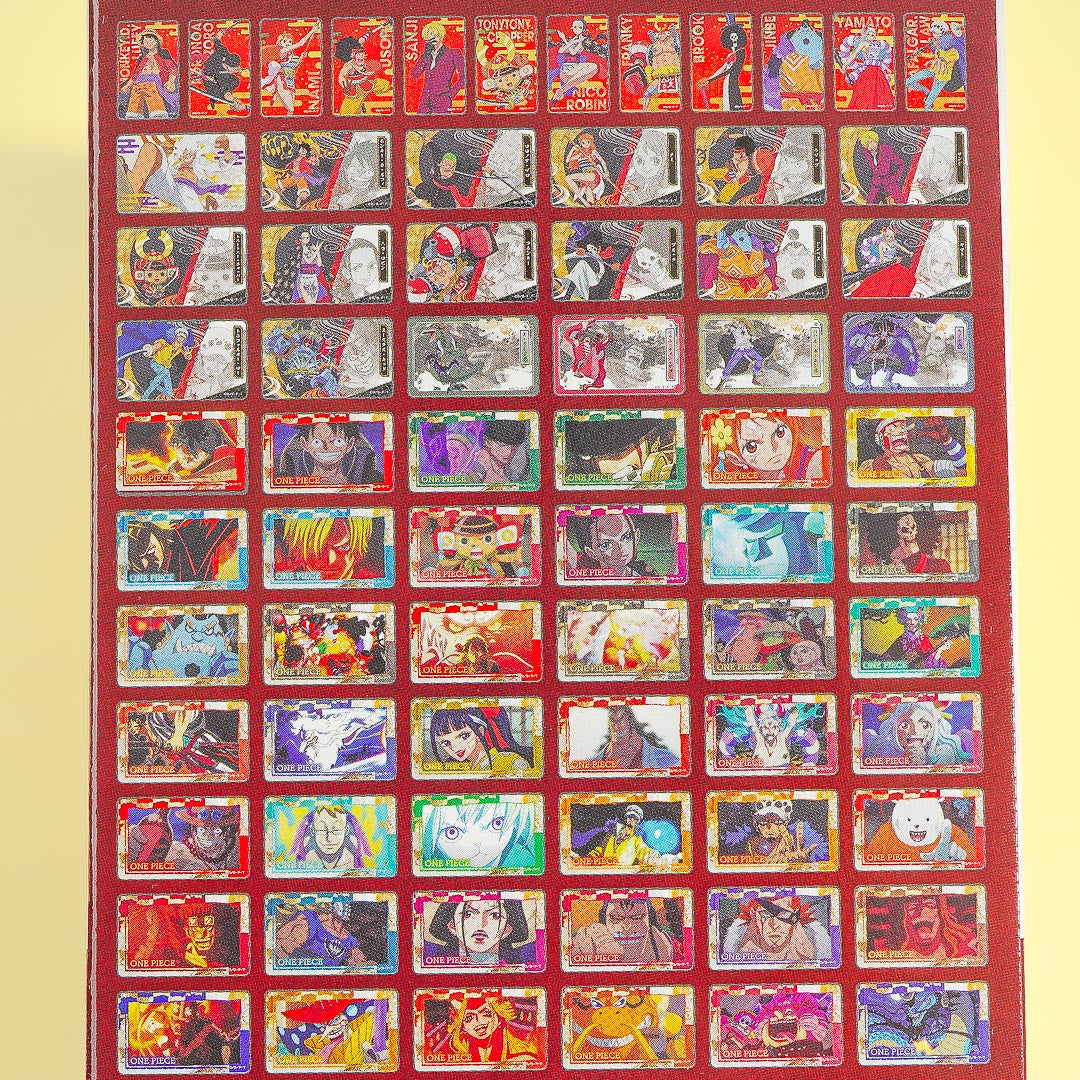 One Piece Deco Sticker With Gum