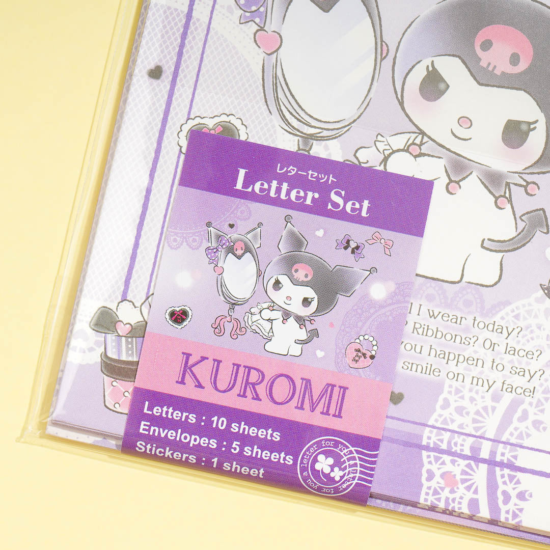 Kuromi Daily Dress Up Letter Set