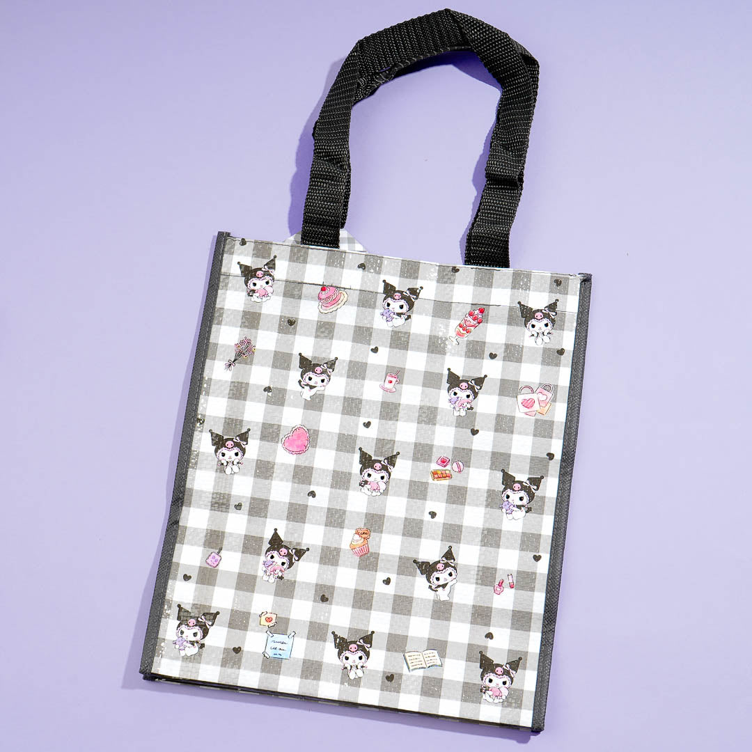 Kuromi Gingham Tote Bag
