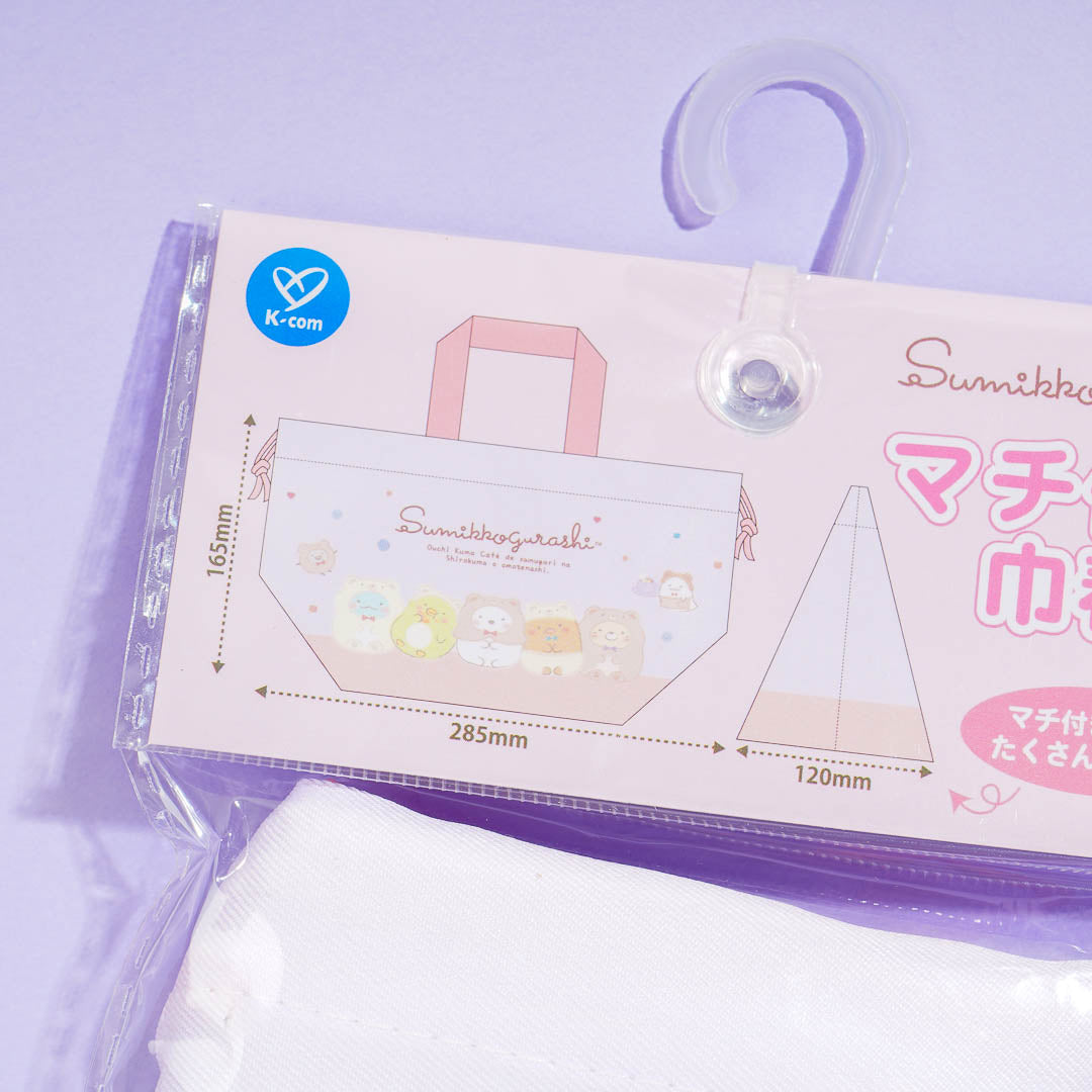 Sumikko Gurashi Bear Cafe Drawstring Handbag