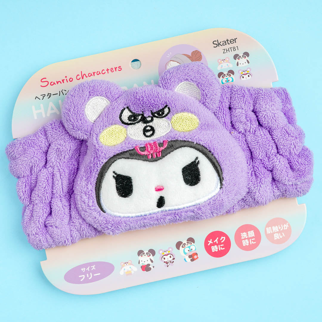 Kuromi Fluffy Bear Headband