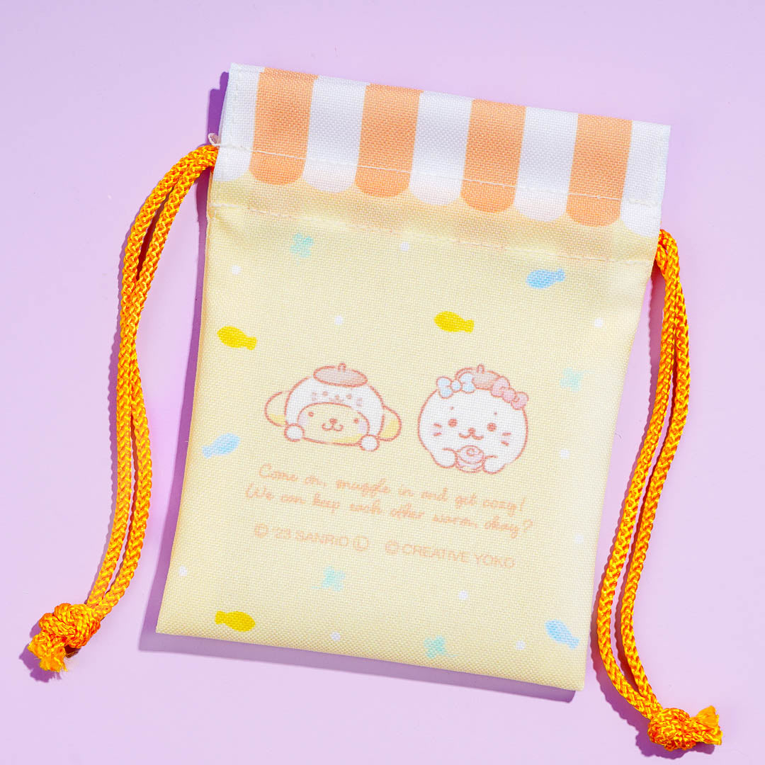 Pompompurin x Sirotan Cloud Bed Drawstring Pouch