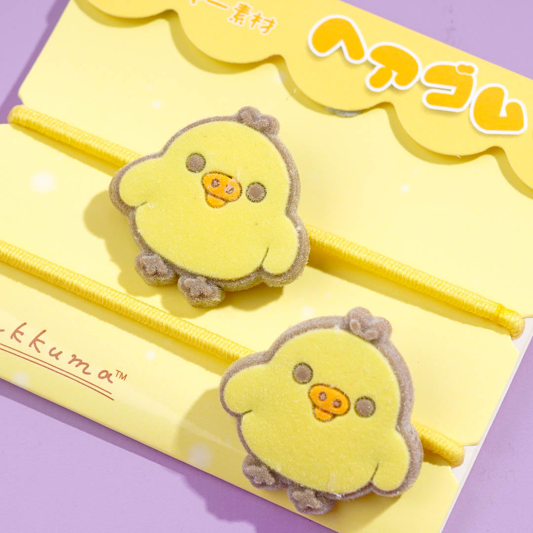 Rilakkuma Velvet Hair Tie - Kiiroitori