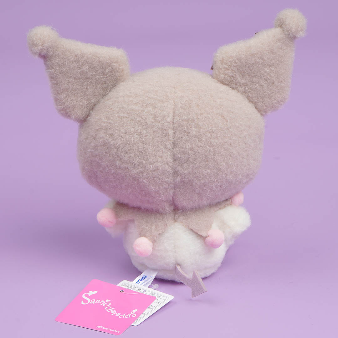 Kuromi Howa Mocha Check Plushie - Medium