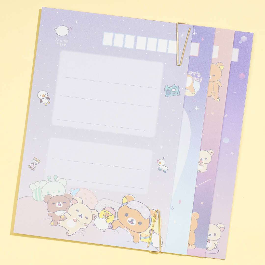 Rilakkuma Drowsy With You Letter Set