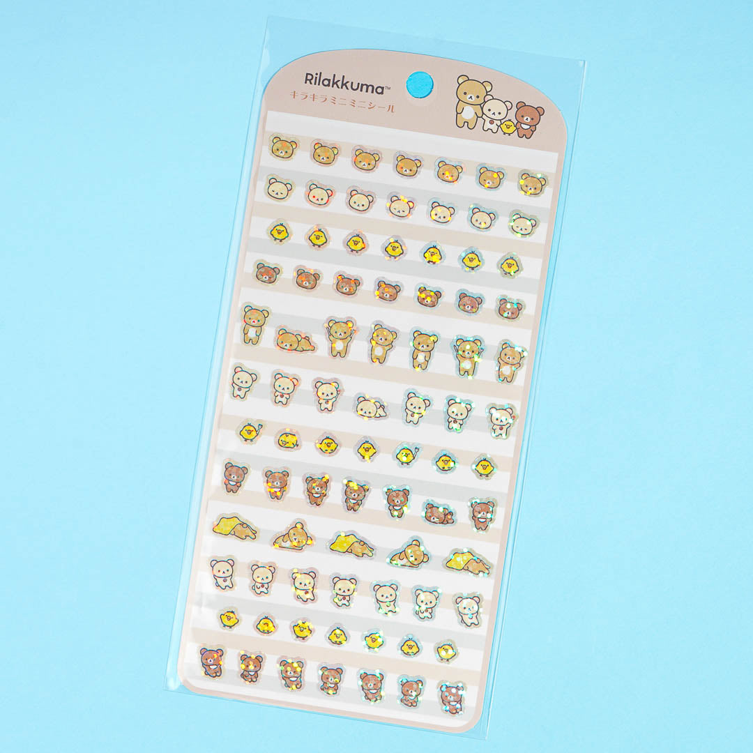 Rilakkuma Sparkling Mini Stickers