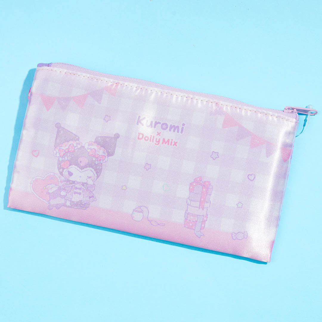 Kuromi x DOLLY MIX Shimmery Flat Pouch