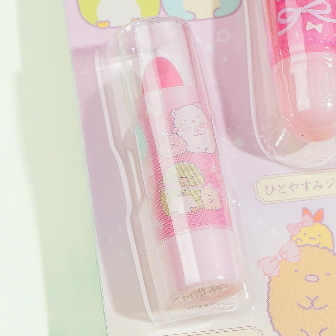 Sumikko Gurashi Huddle Lipstick & Lip Gloss Set