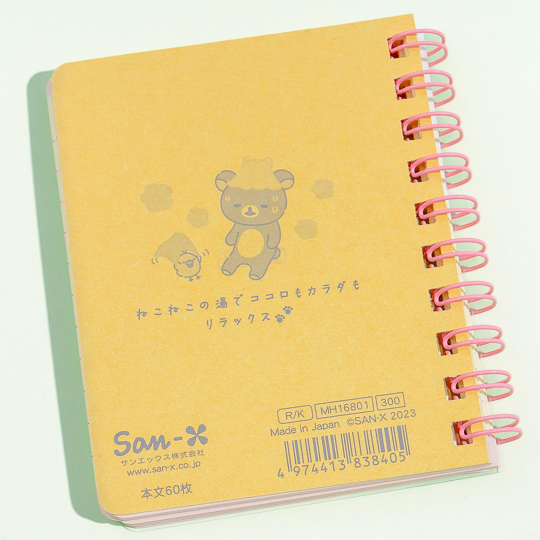 Rilakkuma Nekoneko No Yu Mini Notebook