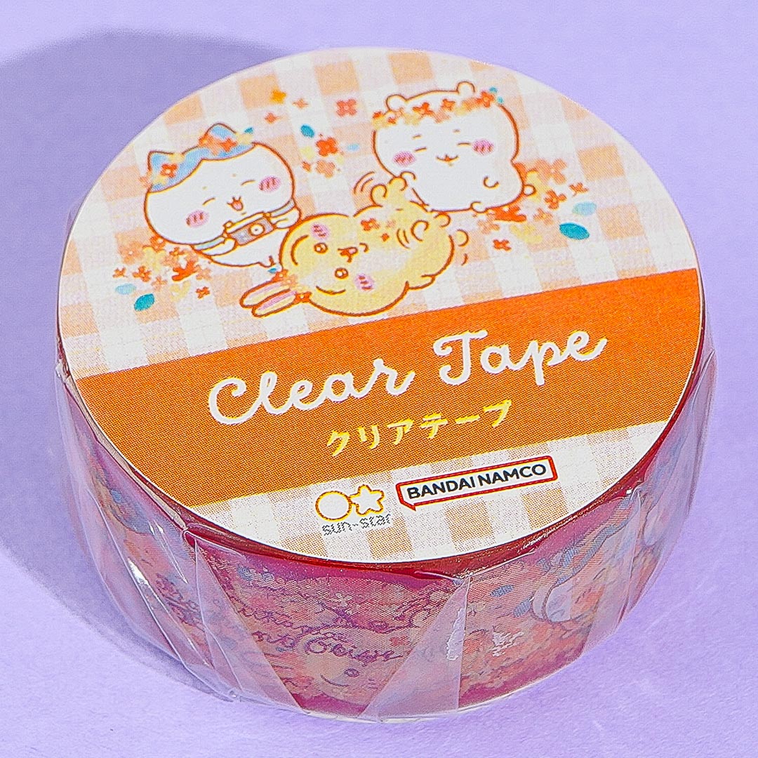 Chiikawa Flower Field Clear Tape