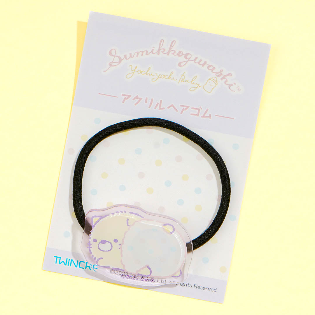 Sumikko Gurashi Yochiyochi Baby Hair Tie With Charm - Neko