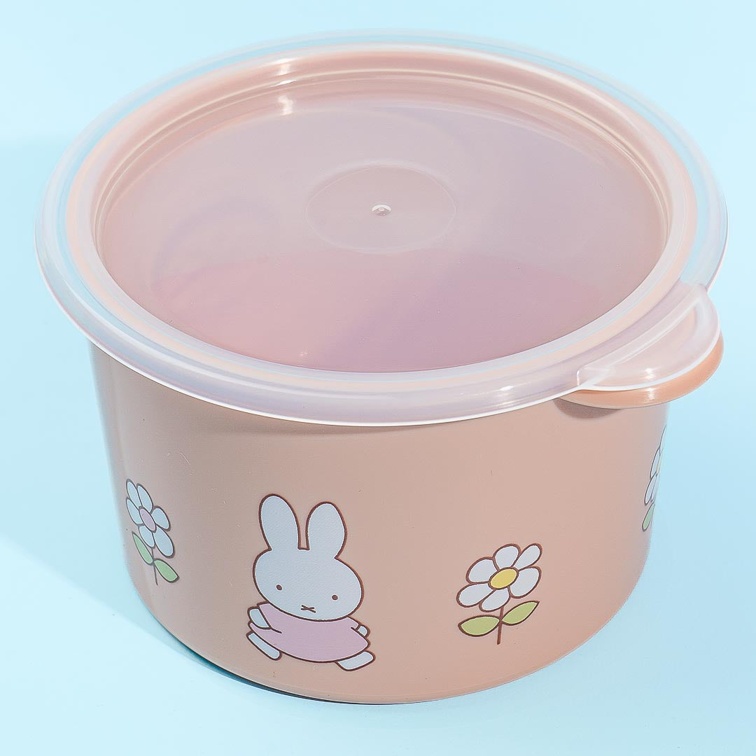 Miffy Daisy Day One-Touch Seal Round Container