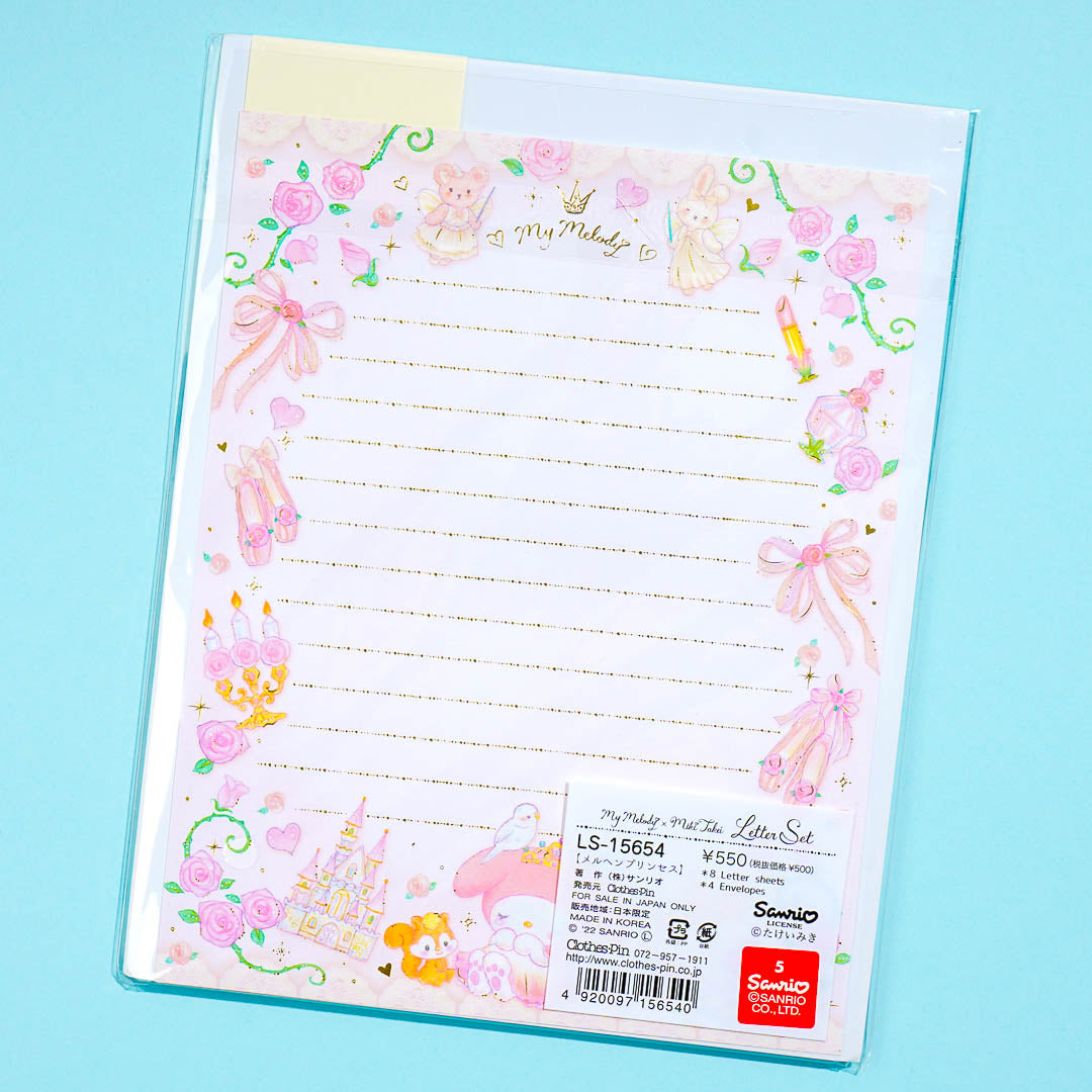 My Melody Princess Dreams Letter Set
