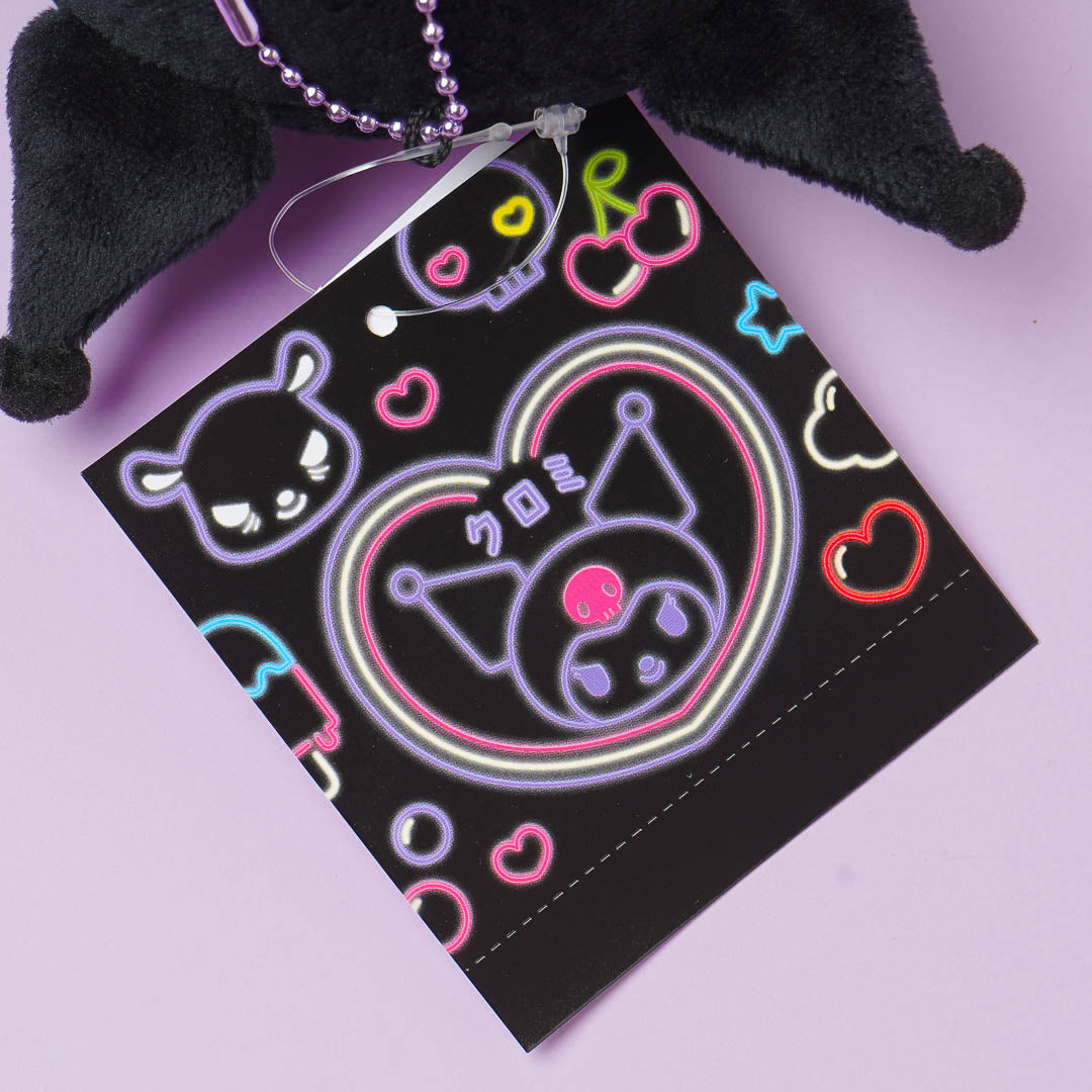 Kuromi Shibuya Neon Night Plushie Charm