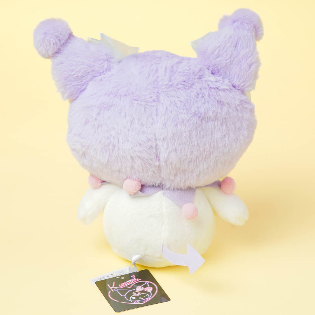 Kuromi Twinprism Heart Plushie - Purple / Medium