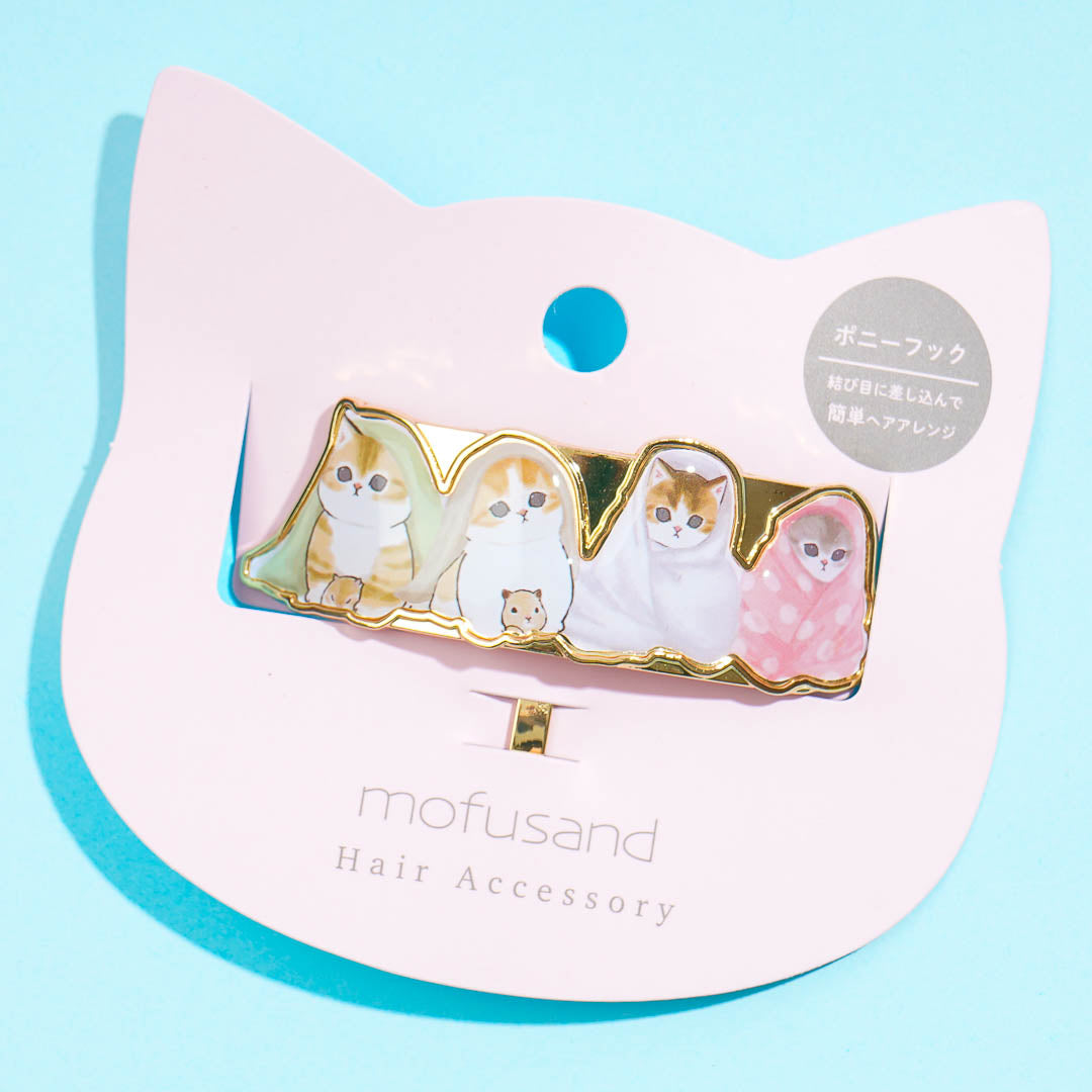 Mofusand Blanket Time Ponytail Hook