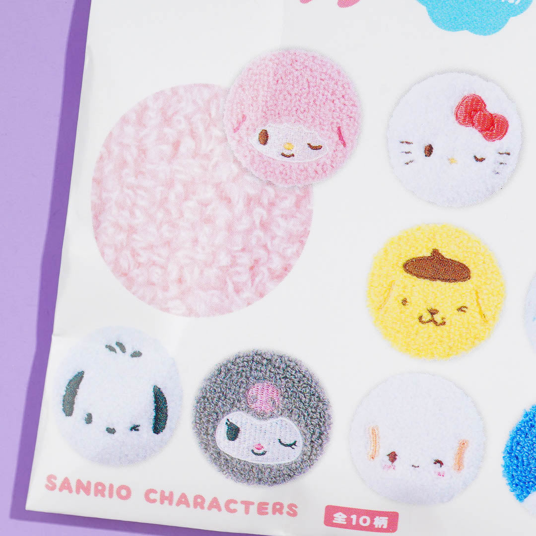 Sanrio Characters Fluffy Can Badge
