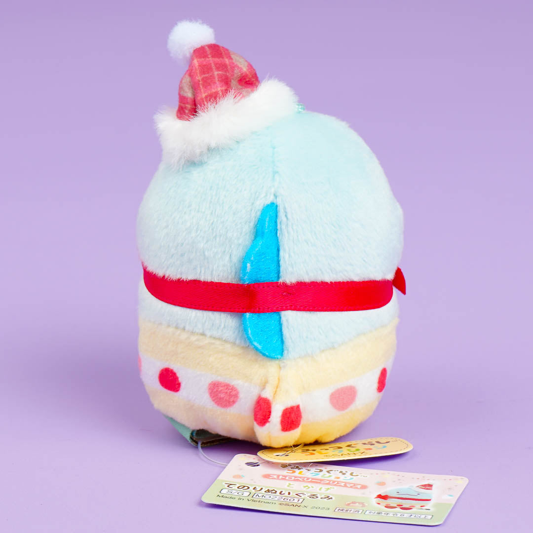 Sumikko Gurashi Strawberry Christmas Plushie - Tokage / Mini