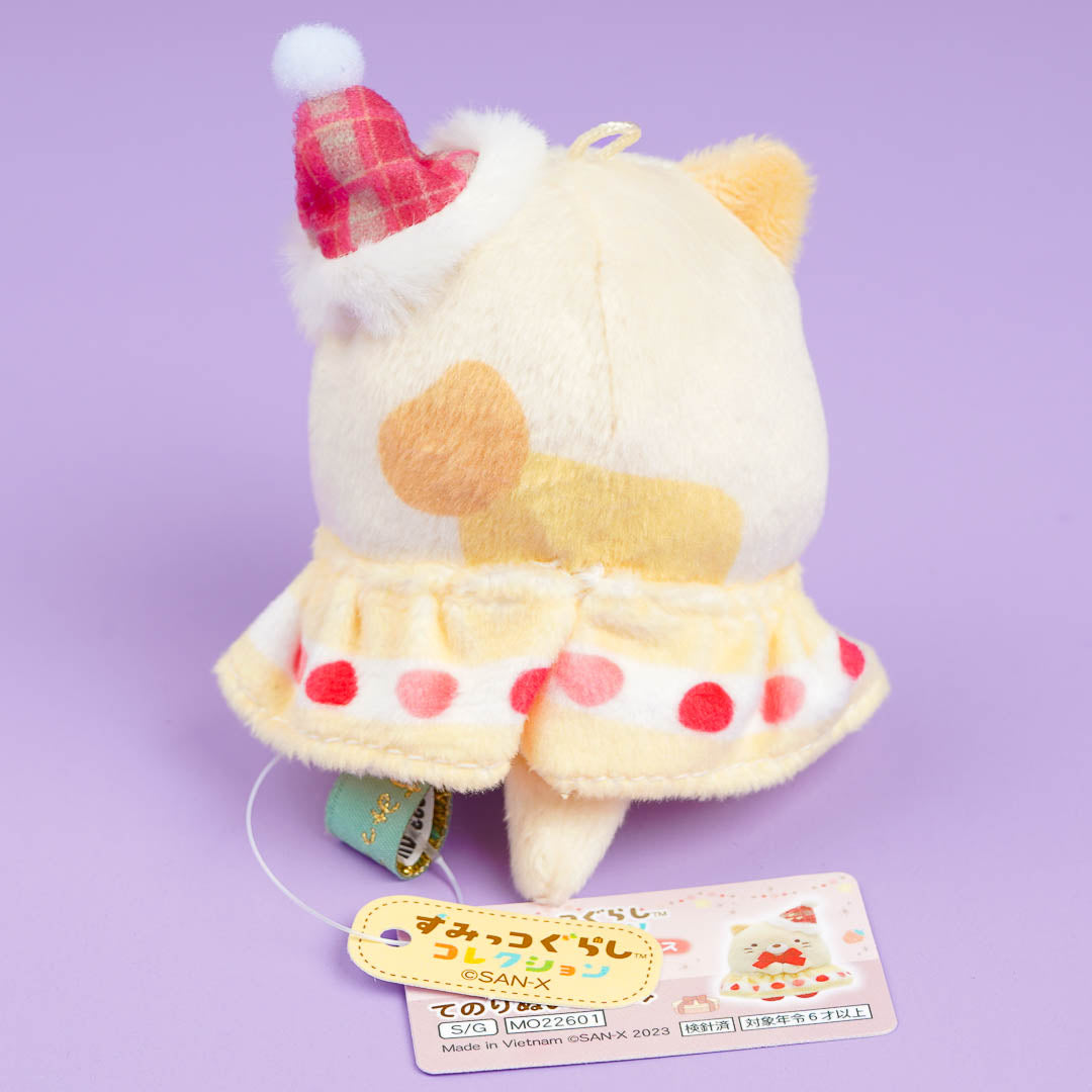 Sumikko Gurashi Strawberry Christmas Plushie - Neko / Mini