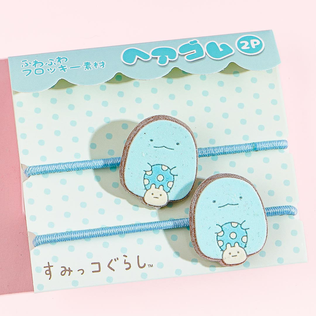 Sumikko Gurashi Flocky Hair Ties - Tokage