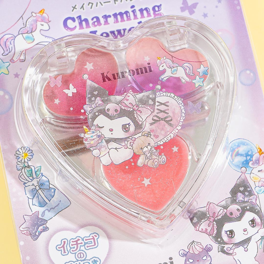 Kuromi Charming Jewel Heart Makeup Palette