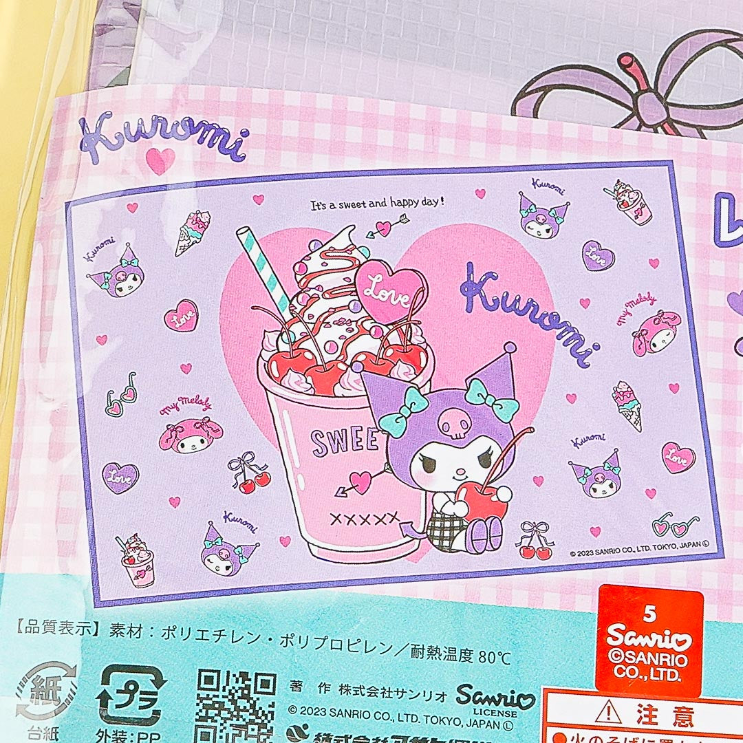 Kuromi Milkshake Love Picnic Sheet
