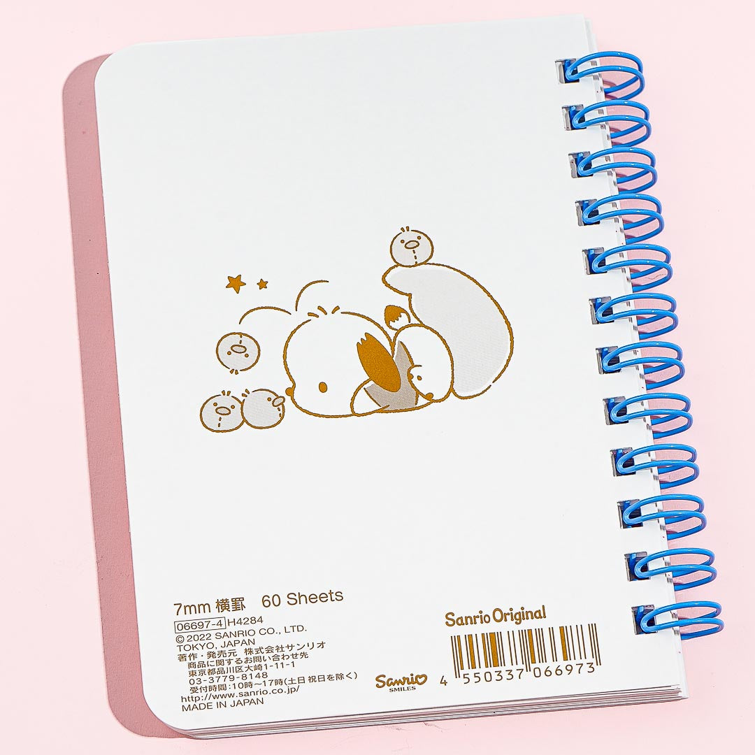 Pochacco Hug Day B7 Spiral Notebook