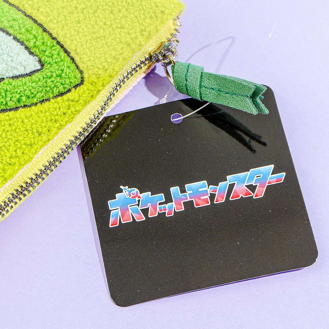 Pokemon 3-Pocket Fuzzy Pouch - Sprigatito
