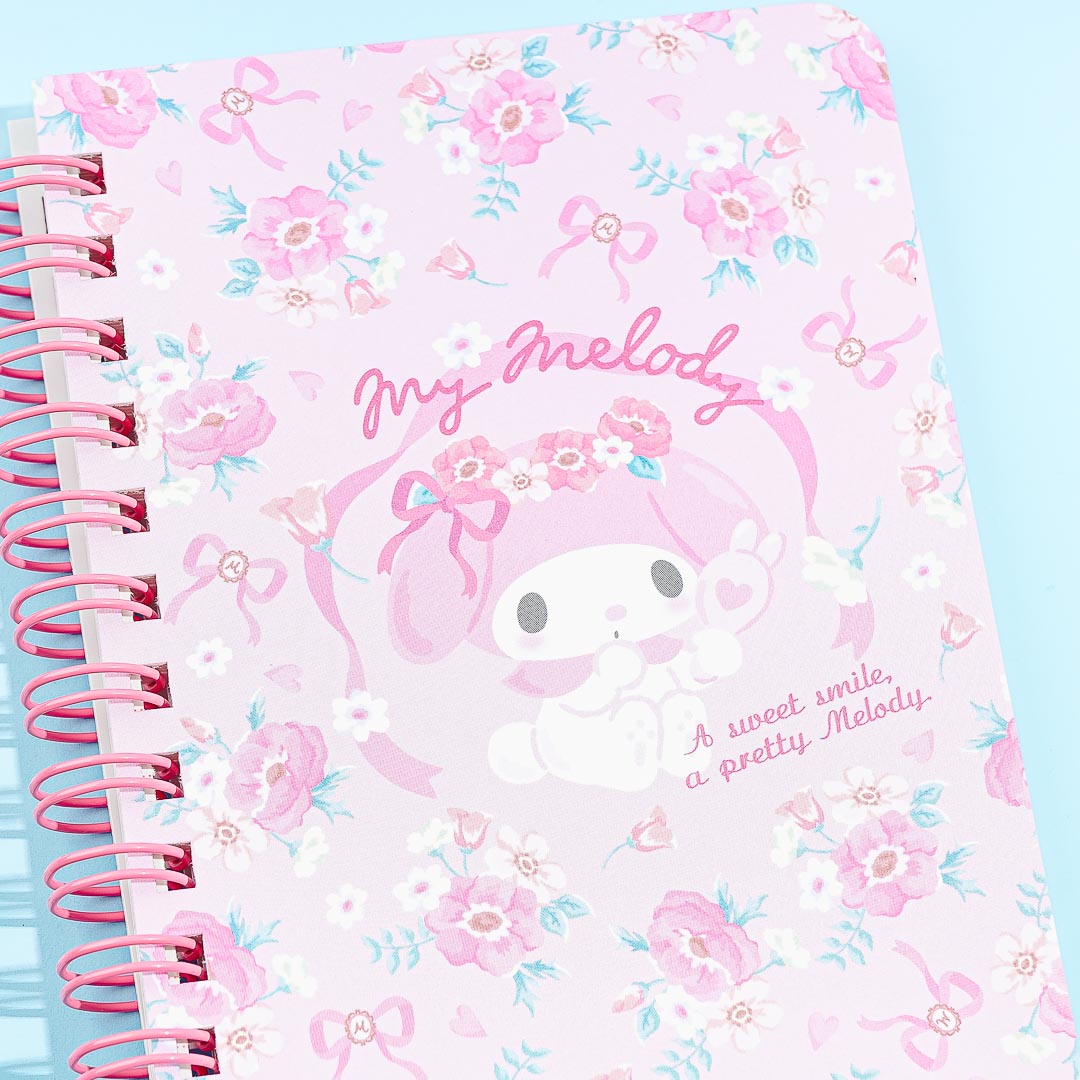 My Melody Flower Garden B7 Spiral Notebook