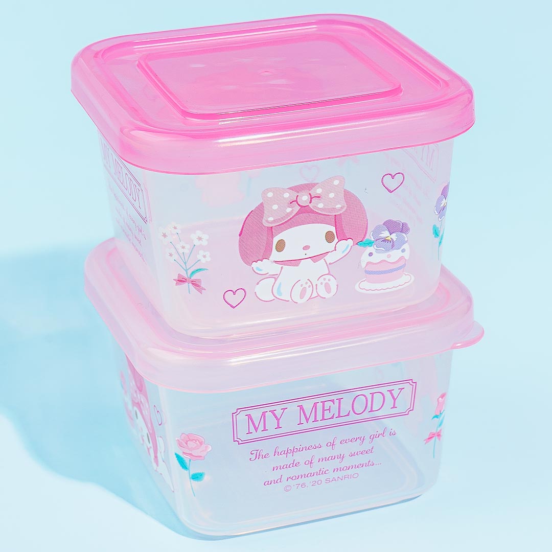 My Melody Flower Season Food Container Set