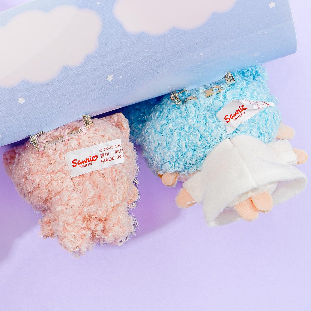 Little Twin Stars Fuwa Fuwa Fancy Brooch Set - Kiki & Puff