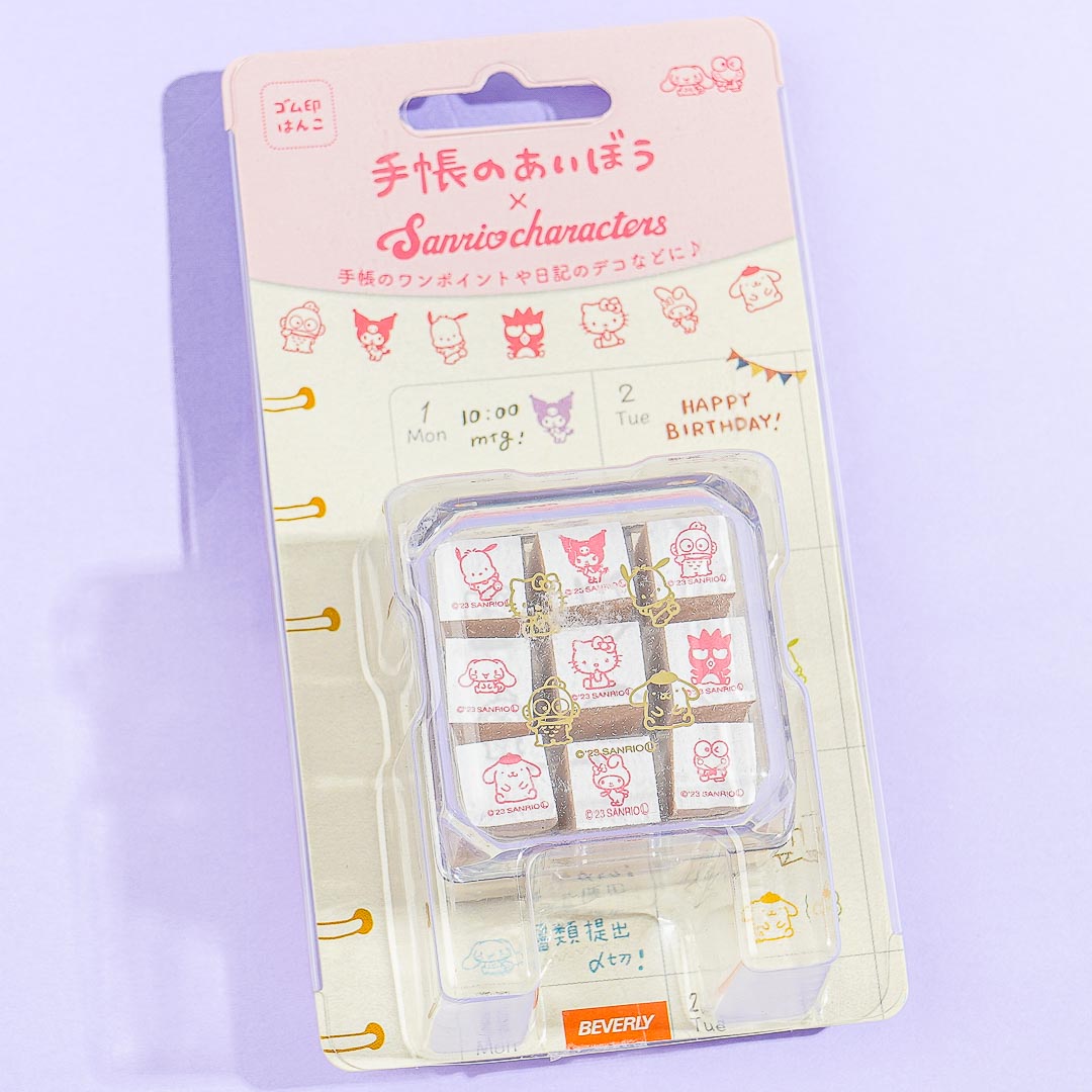 Sanrio Characters Mini Box-Shaped Stamp Set