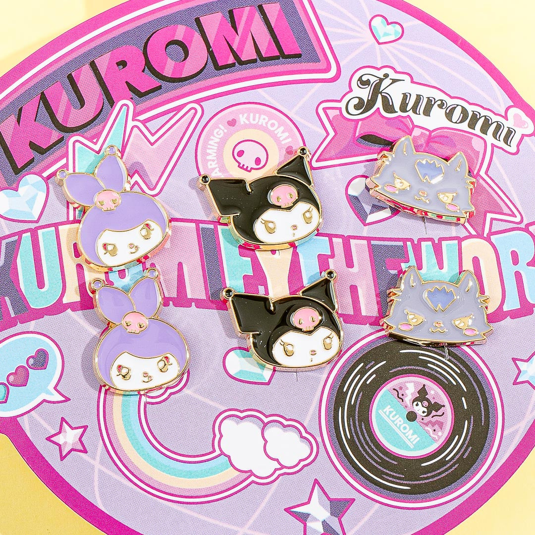 Kuromi #Kuromifytheworld Project Earrings Set