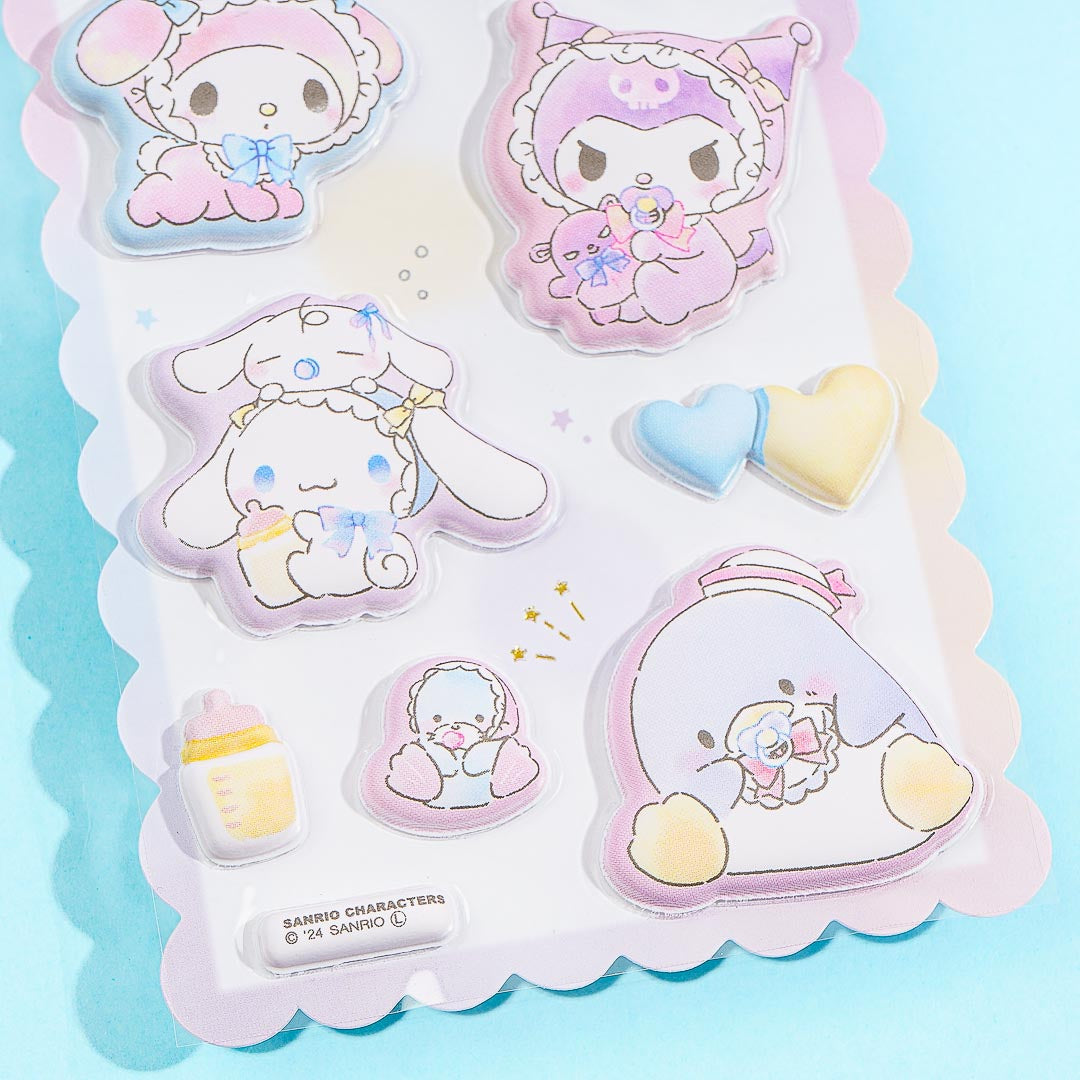 Sanrio Characters Baby Gang Mochimochi Marshmallow Seals