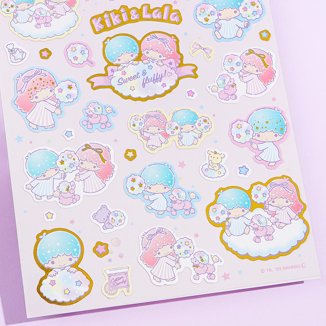 Little Twin Stars Sweet & Fluffy Stickers