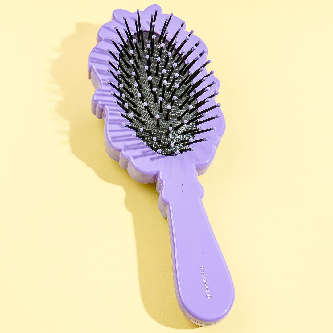 Kuromi Rhinestone Heart Hair Brush