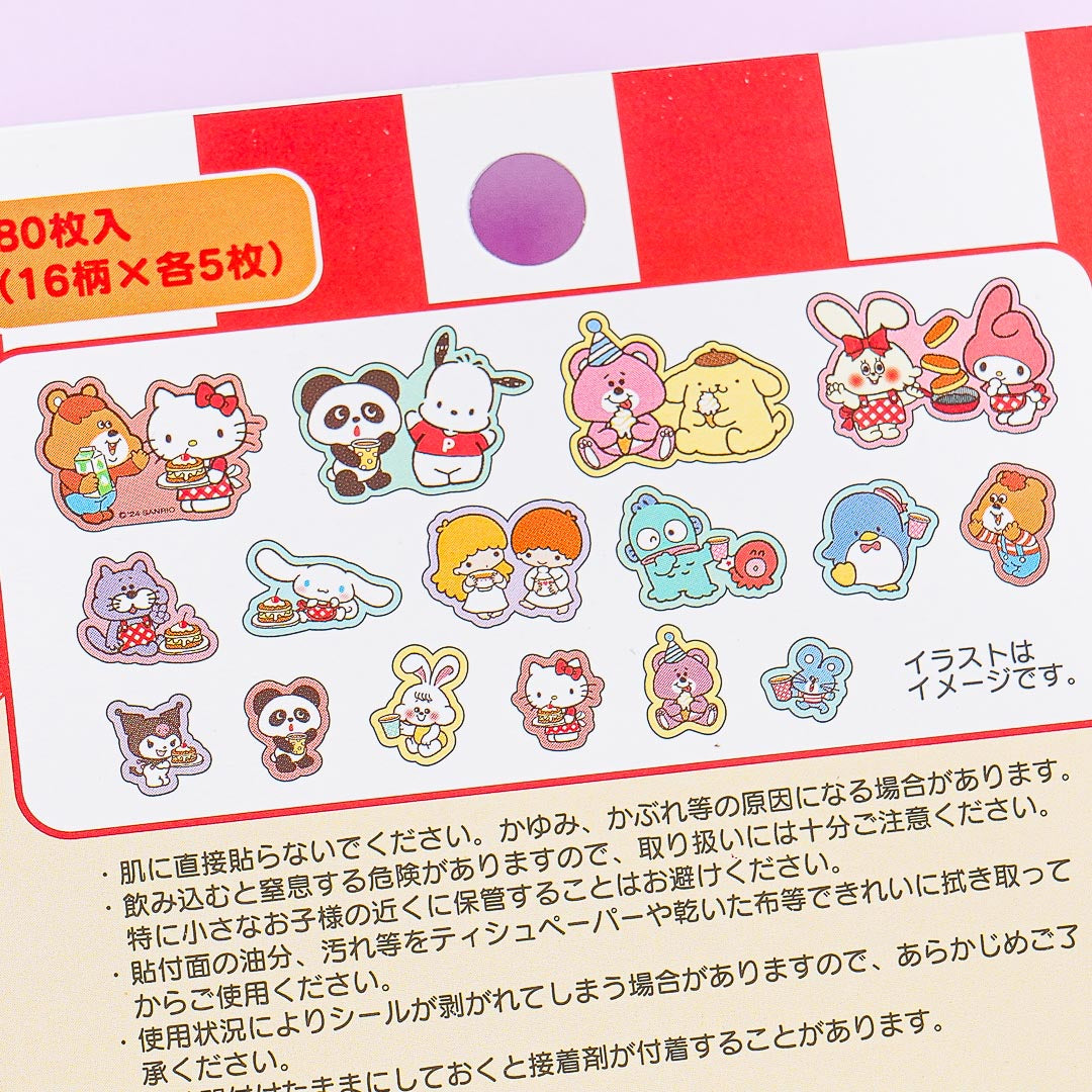 Sanrio Characters x Swimmer Sticker Set