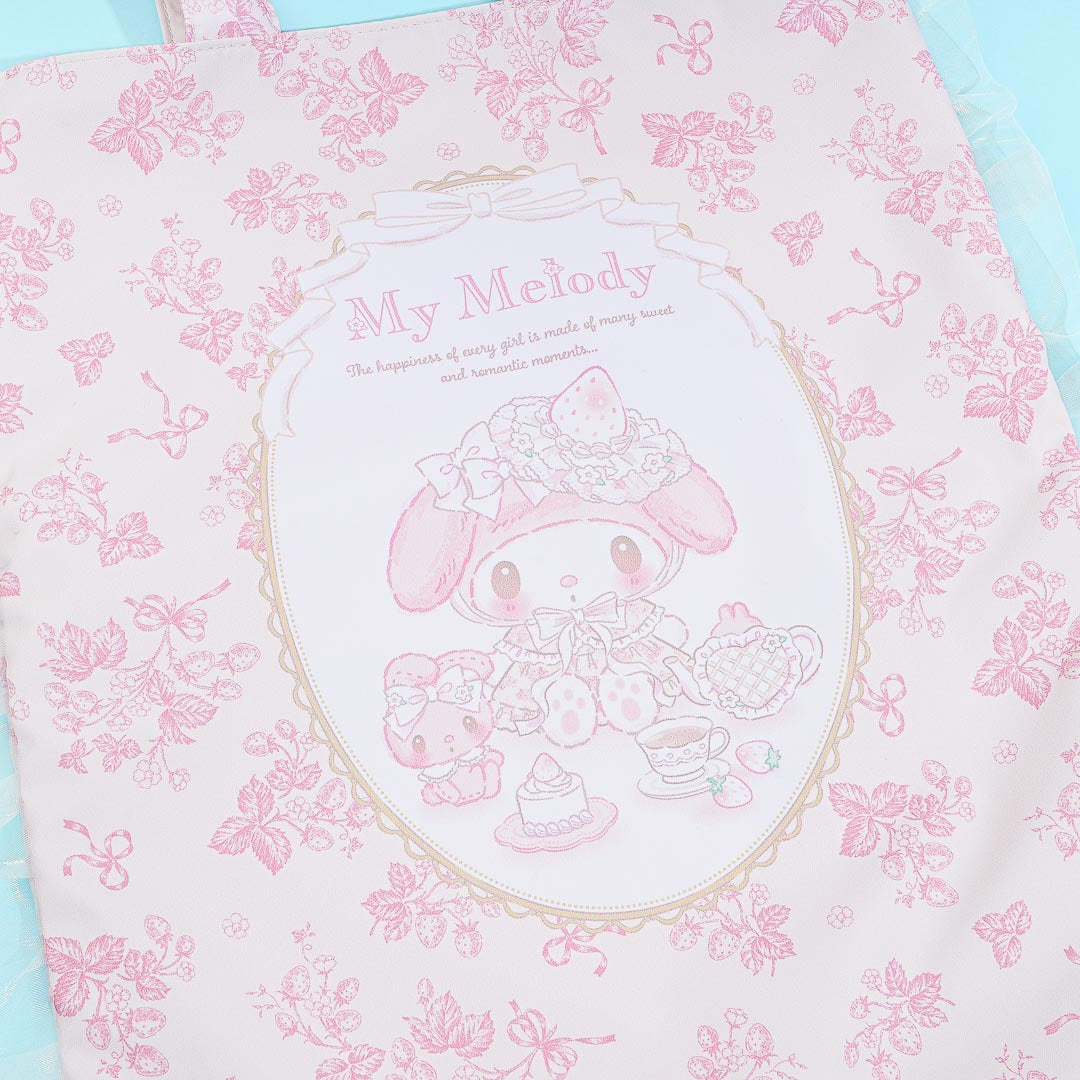 My Melody White Strawberry Tea Time Tote Bag