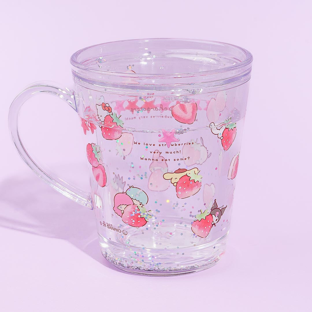 Sanrio Characters Strawberry Harvest Waterfill Cup